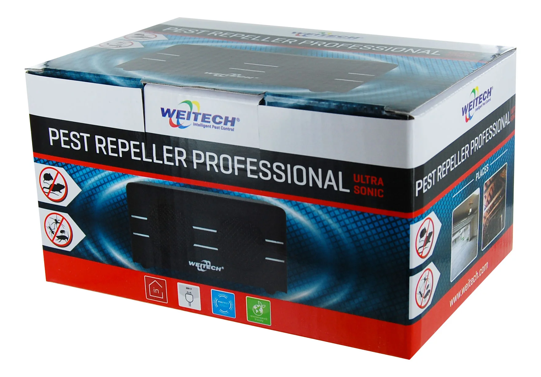 Dispozitiv cu sunete si ultrasunete impotriva daunatorilor WK0600 WEITECH - imagine 4